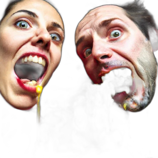 food, face, mask, photorealistic transparent PNG cut-out