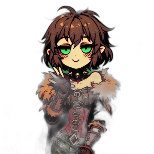 staff, weapon, jacket, creature transparent PNG cut-out