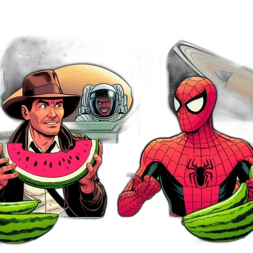 comic book art, concept art, cartoon, inside transparent PNG cut-out
