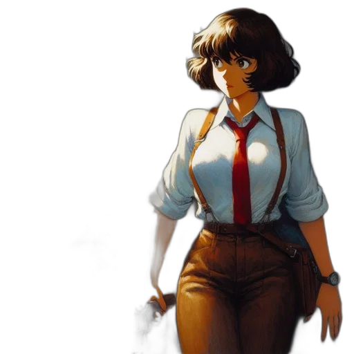 staff, dress, jacket, concept art transparent PNG cut-out