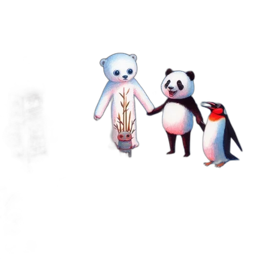 animal, staff, robot, concept art transparent PNG cut-out
