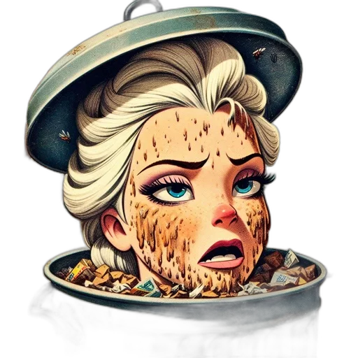 food, face, concept art, pixel art transparent PNG cut-out