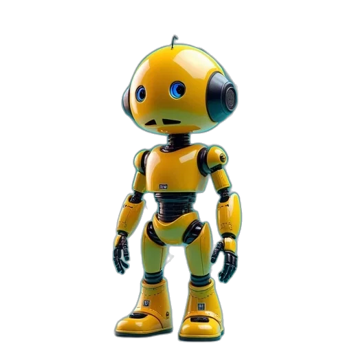 robot, animal, 3d render, concept art transparent PNG cut-out