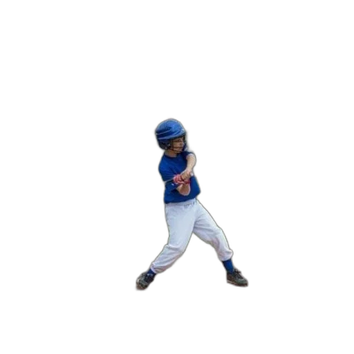young, baseball, player, blue transparent PNG cut-out