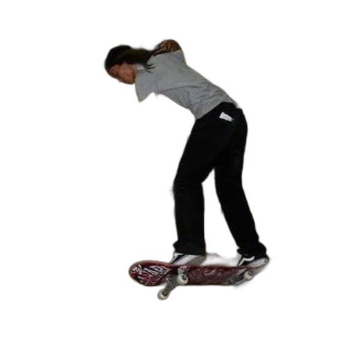 staff, 3d render, photorealistic, skateboarder transparent PNG cut-out