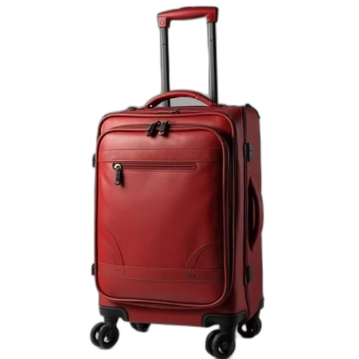 red, victor, travel, bag transparent PNG cut-out