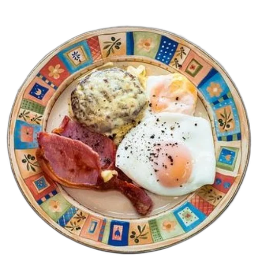 food, colorful, plate, breakfast transparent PNG cut-out