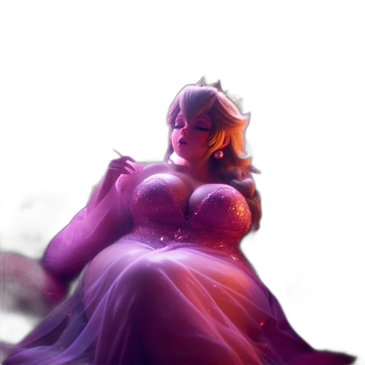 dress, crown, concept art, fantasy art transparent PNG cut-out