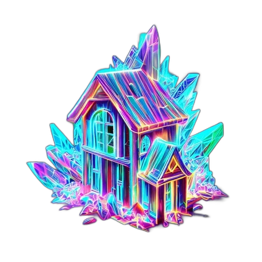 building, furniture, jacket, vaporwave transparent PNG cut-out