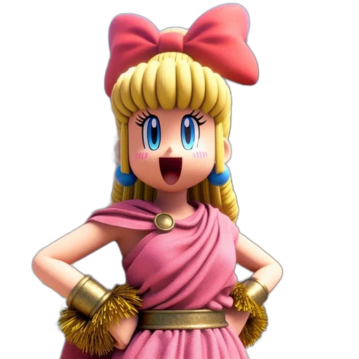 dress, staff, weapon, crown transparent PNG cut-out