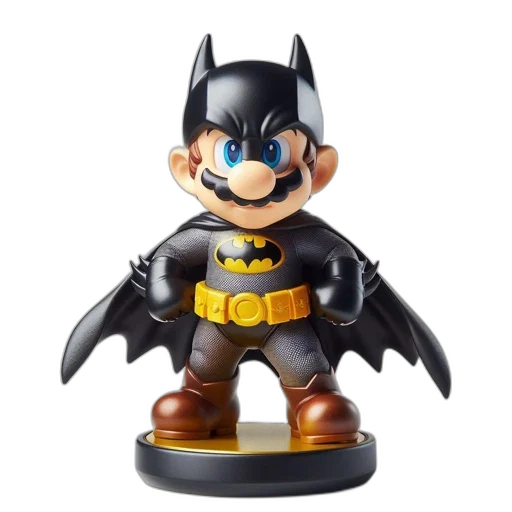 3d render, concept art, mario, video transparent PNG cut-out