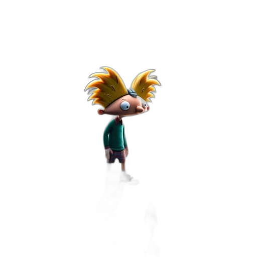 creature, staff, mask, hair transparent PNG cut-out