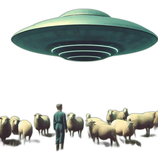 animal, concept art, outer space, idyllic transparent PNG cut-out