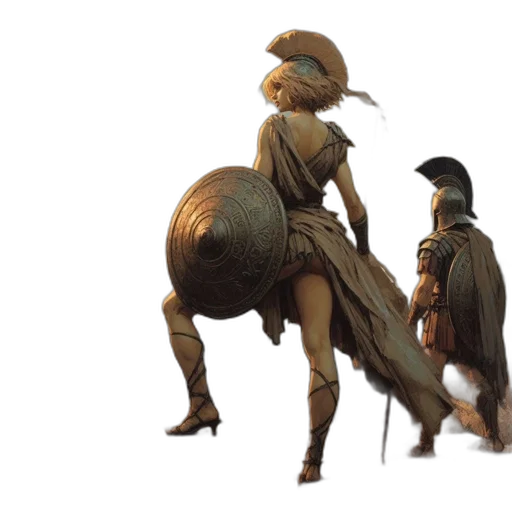 hat, staff, weapon, creature transparent PNG cut-out