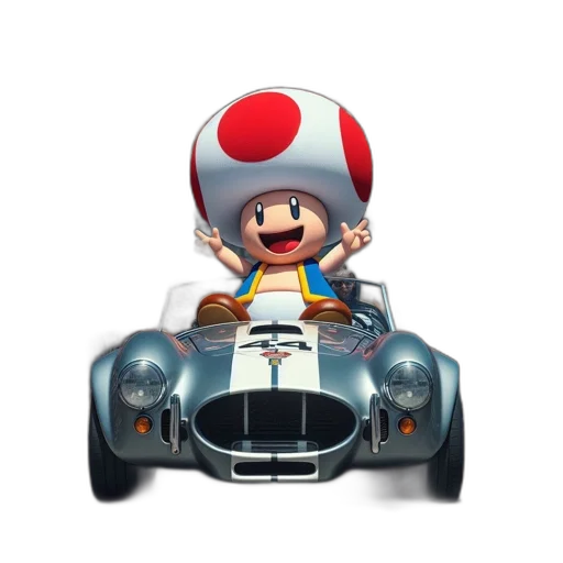 car, hat, 3d render, concept art transparent PNG cut-out
