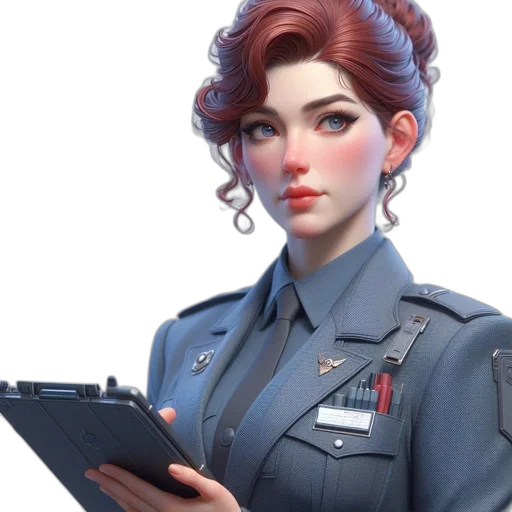 staff, jacket, face, weapon transparent PNG cut-out