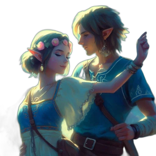 crown, sword, staff, fantasy art transparent PNG cut-out