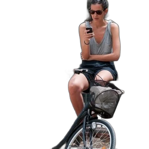 cyberpunk, woman, gray, tank transparent PNG cut-out