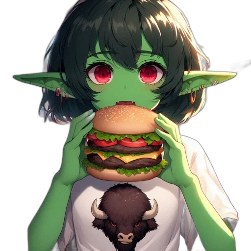 food, creature, staff, dragon transparent PNG cut-out