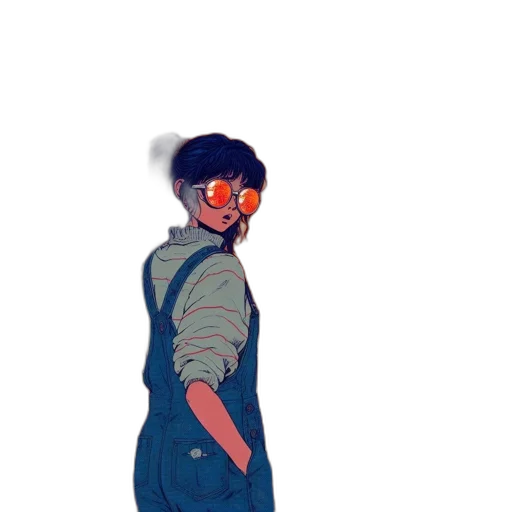 jacket, dress, face, mask transparent PNG cut-out