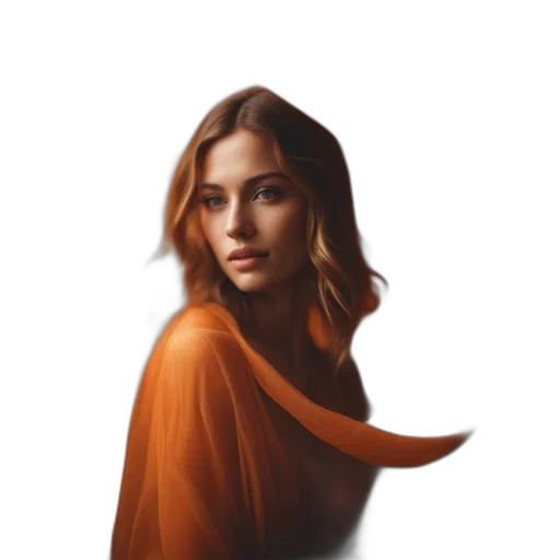 dress, face, hair, jewelry transparent PNG cut-out