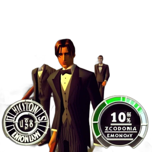 3d render, concept art, man, suit transparent PNG cut-out