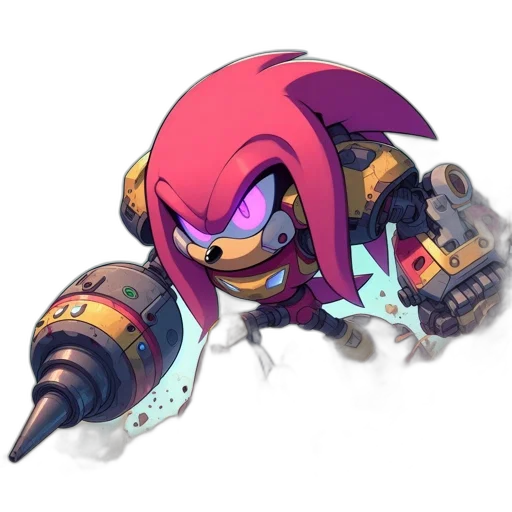weapon, robot, creature, staff transparent PNG cut-out
