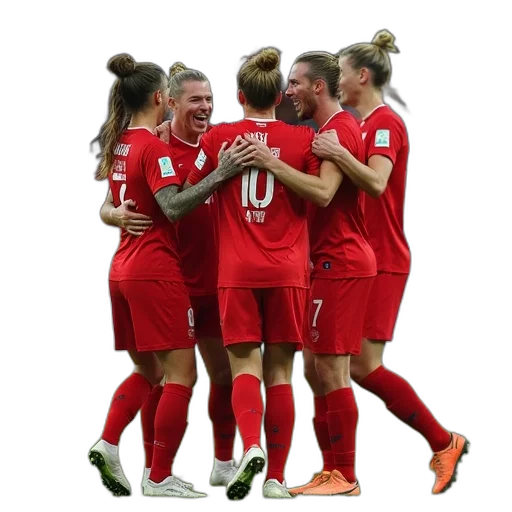 croatia, players, celebrating, during transparent PNG cut-out