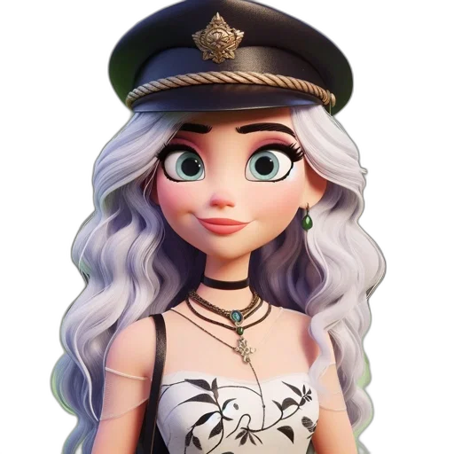 staff, face, dress, hat transparent PNG cut-out