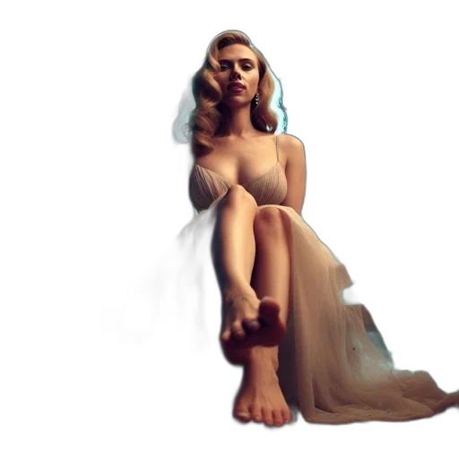 dress, shoes, concept art, photorealistic transparent PNG cut-out