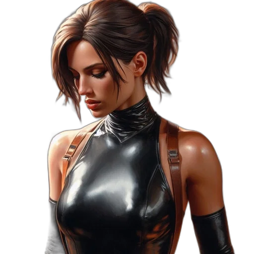 jacket, dress, concept art, comic book art transparent PNG cut-out