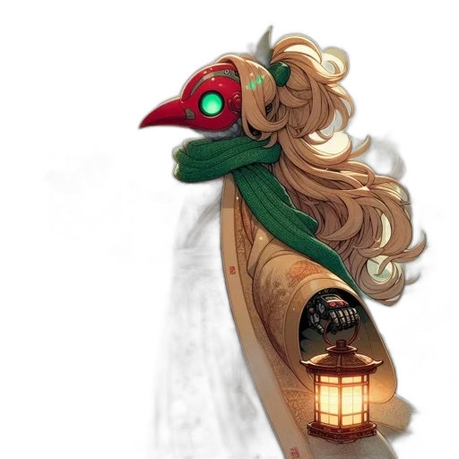 mask, dress, creature, dragon transparent PNG cut-out