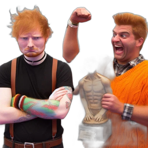 concept art, two, individuals, pose transparent PNG cut-out