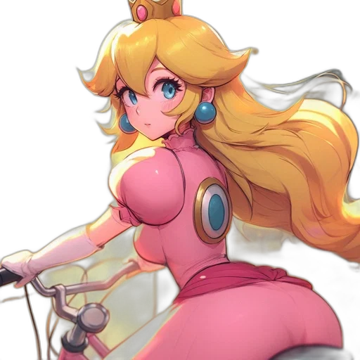 dress, staff, weapon, robot transparent PNG cut-out