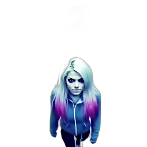 jacket, creature, hair, robot transparent PNG cut-out