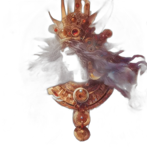 staff, crown, mask, sword transparent PNG cut-out