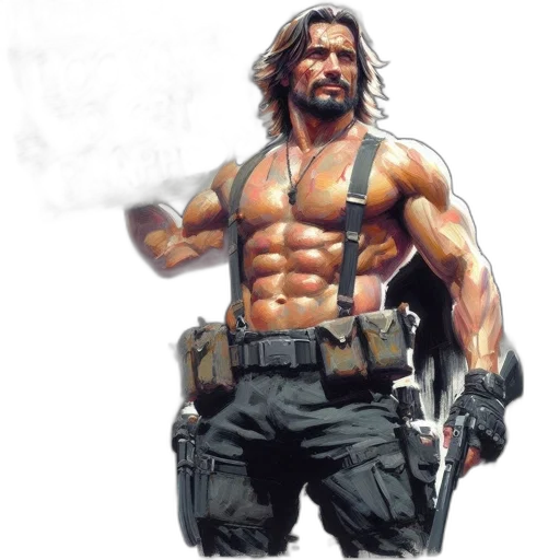 concept art, comic book art, photorealistic, fantasy art transparent PNG cut-out