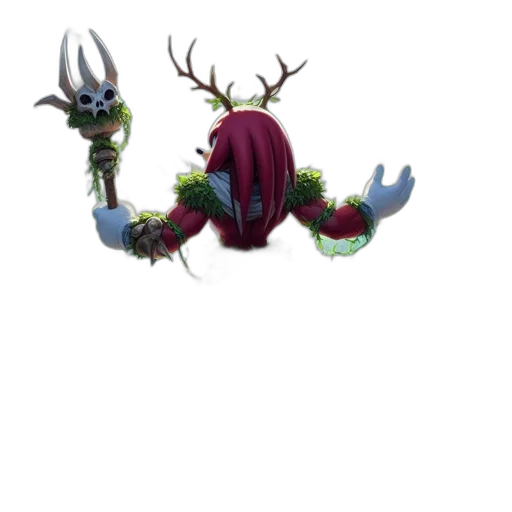 crown, creature, staff, hat transparent PNG cut-out