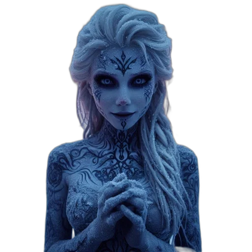 face, creature, dress, mask transparent PNG cut-out