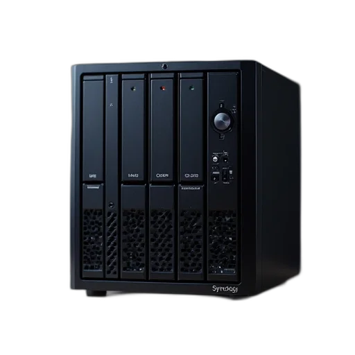 3d render, synology, 042, nas transparent PNG cut-out