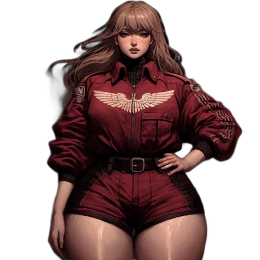 dress, jacket, concept art, comic book art transparent PNG cut-out
