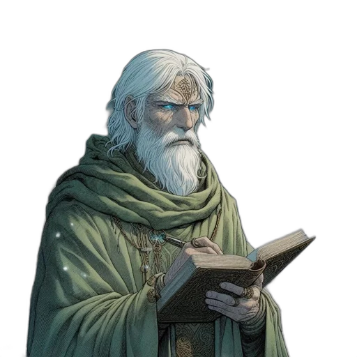 staff, fantasy art, concept art, comic book art transparent PNG cut-out