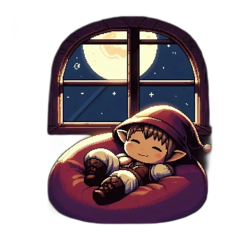 staff, hat, pixel art, fantasy art transparent PNG cut-out