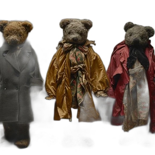 jacket, 3d render, concept art, three transparent PNG cut-out