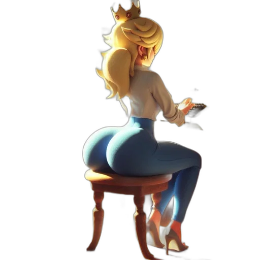 furniture, dress, staff, crown transparent PNG cut-out
