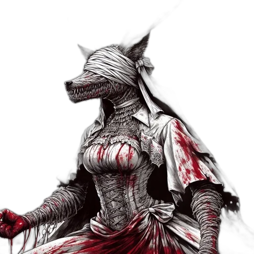 dragon, dress, creature, mask transparent PNG cut-out
