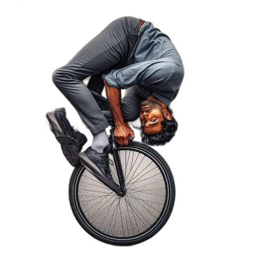 concept art, photorealistic, man, performing transparent PNG cut-out