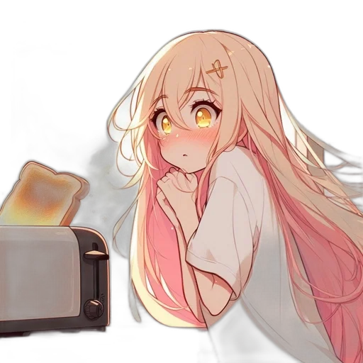 weapon, food, hair, robot transparent PNG cut-out