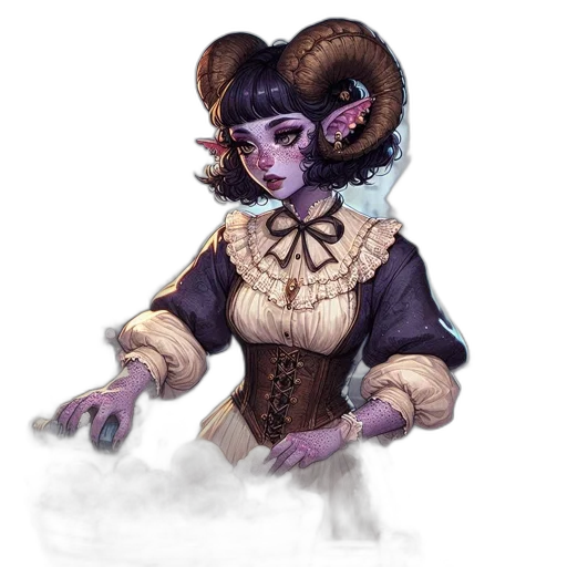 staff, mask, creature, fantasy art transparent PNG cut-out