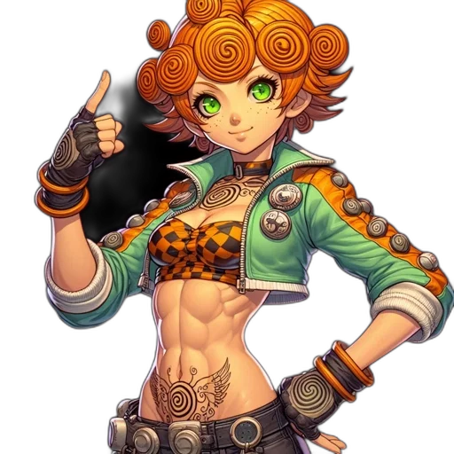 staff, weapon, jacket, jewelry transparent PNG cut-out